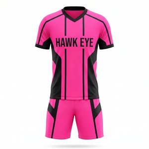 Maillot de football personnalisé imprimé numériquement, uniforme d'équipe en polyester, vêtements de sport en gros - Product Image 4