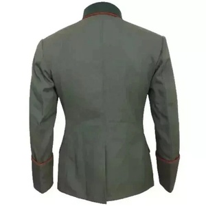 Tunique de uniforme militaire allemande vintage de la Première et Deuxième Guerre Mondiale, camouflage élite, respirante, reproduction personnalisée en laine acrylique pour homme - Product Image 2