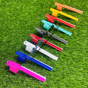 Finger <b>Ring</b> <b>Thinning</b> Razor with Customizable Color 9 Pcs Stainless Steel Professional Single Edge Hair Cutting and Texturizing - Product Image 2