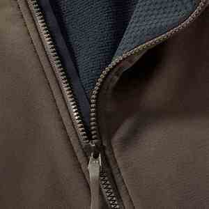 Vente flash - Veste softshell en toile à capuche pour homme, personnalisable, respirante, imperméable, durable, en nylon/tissu personnalisé, logo sur le devant - Product Image 2