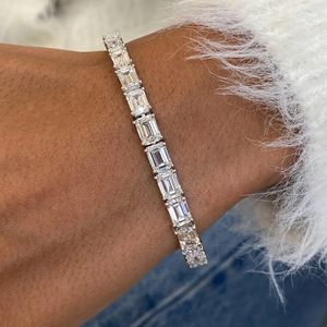 Round Cut Lab Grown Diamond Tennis Bracelet IGI Certified 10K 14K 18K Yellow White <b>Rose</b> <b>Gold</b> Luxury Wedding Jewelry Gift - Product Image 6