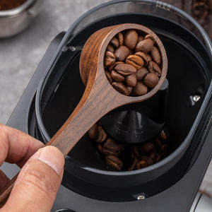 Black Walnut Wooden <b>Coffee</b> Measuring <b>Spoon</b> Tea Spice Scoop with Hanging Cord Minimalist Kitchen Tool - Product Image 5