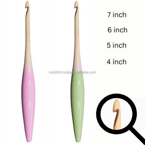 Your Brand 6mm <b>Crochet</b> <b>Hooks</b> 6 Inch 15cm Long US J Needlework Product - Product Image 2