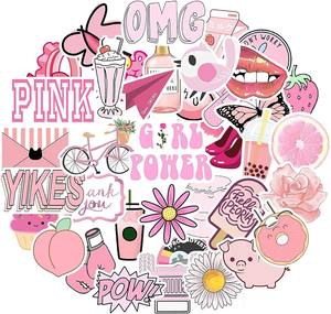 Paquete de Pegatinas de Vinilo Personalizadas al por Mayor |   Calcomanías de PVC Removibles e Impermeables para Laptop, Botella, Pared y Uso Doméstico - Product Image 1