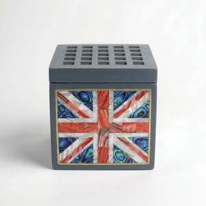 Handmade Custom OEM ODM Dubai Lettering <b>Mother</b> of Pearl Inlay Incense Burner DECORYUG - Product Image 2