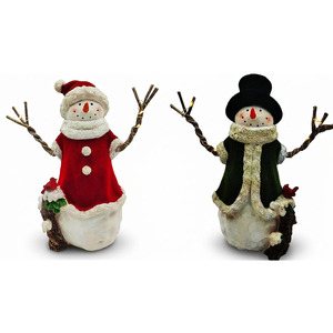 Luz Solar de Muñeco de Nieve Navideño - Product Image 1