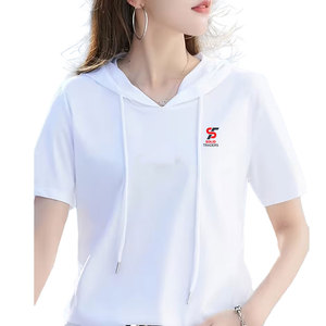 เสื้อฮู้ดดี้ผู้หญิงสำหรับฤดูร้อน แห้งเร็ว ระบายอากาศดี ป้องกันแสงแดด สวมใส่สบาย ทรงพอดีตัว เนื้อผ้านุ่มพิเศษ คุณภาพพรีเมียม - Product Image 4