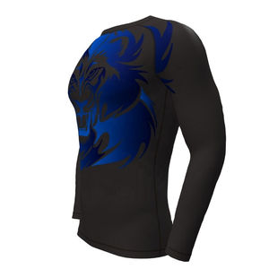 Prix d'usine, vente chaude, Rash Guard personnalisé pour homme - Spandex/Polyester 220g, ajusté, léger, best-seller, dernier design - Product Image 5
