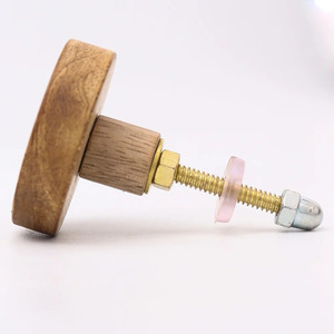 Handmade Premium Quality White Brown Wooden Drawer Knobs Dresser Pulls Cabinet Door <b>Kitchen</b> <b>Cupboard</b> Handles WRK-221 Wholesale - Product Image 2