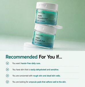 [FROM THE SKIN] Airy Ampoule Pad 60 Pads 150ml |   Discos Exfoliantes e Iluminadores |   Cosmética Coreana Antienvejecimiento |   Todo Tipo de Piel - Product Image 6