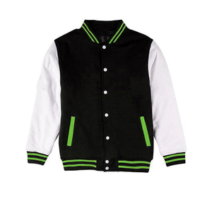 Chaqueta Varsity para Hombre al por Mayor, Chaqueta de Béisbol Personalizada de Algodón con Letras, Tejido Transpirable, Tallas Grandes, Ropa Casual de Invierno - Product Image 6