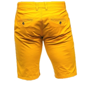 Shorts en jean vintage délavé pour homme, effet usé avec broderie déchirée, longueur genou, vente chaude - Product Image 2