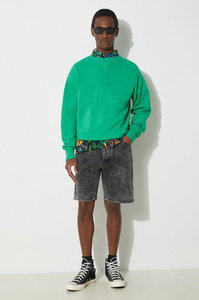 Pantalones cortos de mezclilla para hombre, de tela tejida transpirable, venta directa, precio competitivo, cierre de botón, lavados. - Product Image 2