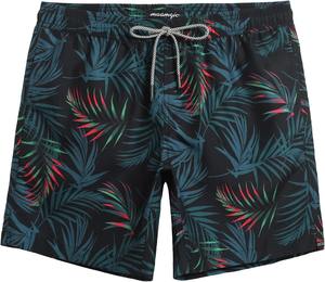 Shorts de bain, maillots de bain de plage à cordon de serrage, imprimés, décontractés - Product Image 2