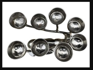 Decorative Reindeer <b>Tealight</b> Candle <b>Holder</b> – Multi Cup Metal Candle Stand for Christmas, Festive Decor & Gifting - Product Image 3
