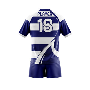 OEM ODM Rugby Uniform Custom Rugby Jersey And <b>Shorts</b> For Professional Clubs Schools Universities Sports Teams Wholesale Custom - Product Image 4