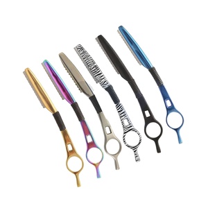 มีดโกนสแตนเลสแบบมืออาชีพ สำหรับซอยผม ตัดแต่งทรงผม ทนทาน ใช้ซ้ำได้ ออกแบบอย่างแม่นยำ เหมาะสำหรับช่างตัดผมและใช้ส่วนตัว - Product Image 1