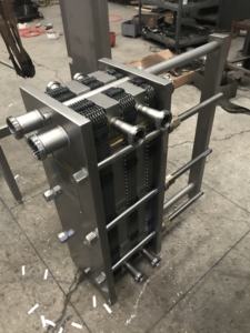 Intercambiador de calor de placas de gran capacidad de acero inoxidable 304/316L para línea de procesamiento eficiente de leche - Product Image 3