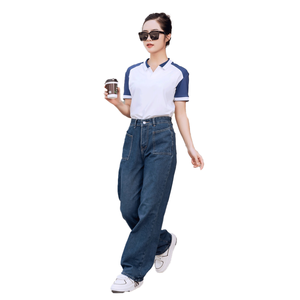 Conjunto de Uniforme Profesional de Poliéster Tejido para Cafetería, Restaurante y Panadería, Personalizable, Unisex, Camisa Polo, Delantal, Ropa de Trabajo para Personal - Product Image 1