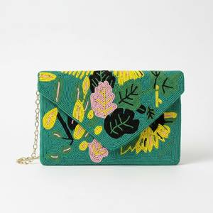 Bolsos de mano con cuentas hechos a mano de primera calidad para mujer, ecológicos, ligeros, para fiestas nocturnas, vendidos por proveedor indio. - Product Image 1