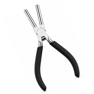 Pince à ressort noire pour la fabrication de fermoirs, outil de bijouterie en acier inoxydable pour la formation de boucles de fil, anneaux, pendentifs, artisanat DIY - Product Image 2