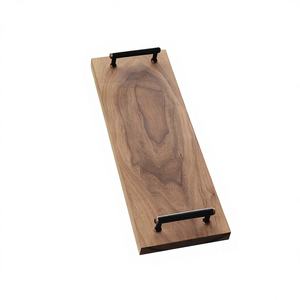 Bandeja de Servir Personalizada Hecha a Mano con Madera de Acacia, Ecológica, Apta para Lavavajillas, para Té, Café, Brownies, Plato Decorativo, OEM, ODM - Product Image 2