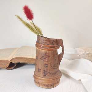 เหยือกแก้วไม้สไตล์วินเทจในครัวแบบชนบท - Product Image 6