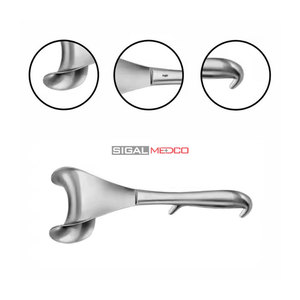 Retractores Quirúrgicos Manuales de Acero Inoxidable de 25.0 cm, Instrumento Médico para Cirugía General, Ortopedia y Veterinaria - Product Image 6
