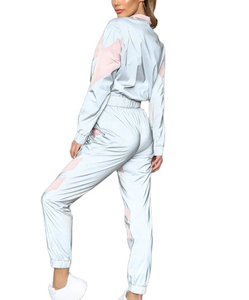 Custom High Quality Women Fashion Tracksuits Hot Selling Slim Fit Street Wear Clothing Windbreaker Tracksuit For Women - Product Image 2
