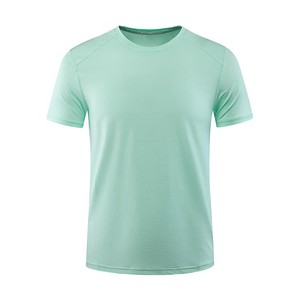 T-shirt en coton uni pour homme, respirant, doux, léger, confortable, décontracté, pour un usage quotidien, haut d'été - Product Image 1