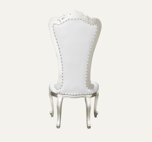 Chaise Trône Élégante en Bois Massif Faite à la Main et Durable pour Mariages de Luxe, Hôtels, Salons et Appartements - Product Image 4