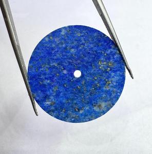 Cadran de montre en pierre précieuse naturelle Lapis Lazuli, disque de 31,5 mm, pierre bleue, fait main sur mesure, épaisseur 1 mm, trou central de 2 mm, classique et élégant - Product Image 4