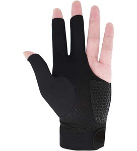 Top Quality Low Price Man Woman Three Finger Pool Billiard Snooker Gloves Breathable <b>Cue</b> <b>Stick</b> Gloves - Product Image 2
