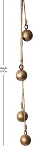 Private Branding Metal Christmas Hanging <b>Bell</b> Ornament For Christmas Party Home Decoration Hanging Purpose - Product Image 3