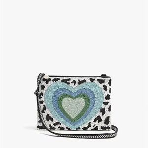 Porte-monnaie pour femme en nylon perlé fait main avec fermeture éclair, portable, écologique, de haute qualité - Product Image 1