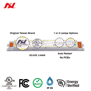 Đơn hoặc đôi đèn phiên bản 347V thiết bị đầu cuối điện tử <span class=keywords><strong>Ballast</strong></span> cho 24 Wát <span class=keywords><strong>T5</strong></span> đèn - Product Image 3