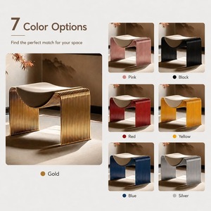 Taburete de Acero Inoxidable Único para Restaurante, Cafetería, Apartamento, Dormitorio, Área de Espera, Muebles Comerciales, Tamaño Personalizado - Product Image 5