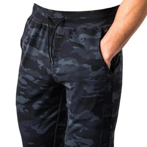 Pantalones Deportivos de Camuflaje para Hombre, Cintura Elástica con Cordón, Estilo Casual, Bolsillos Laterales, Transpirables, de Poliéster y Algodón, para Otoño - Product Image 4