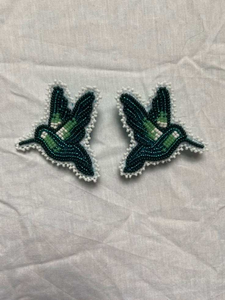 Fashion Forward Handmade Embroidered Beaded <b>Earrings</b> for Casual Party Wedding and Festive Occasions - Product Image 5