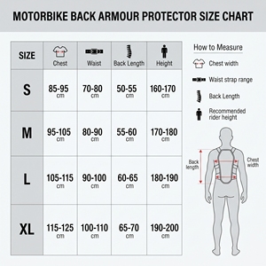 Protection dorsale professionnelle impex pour moto tout-terrain, respirante, homologuée CE, pour la protection des lombaires - Product Image 6