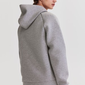 Custom Hoodie 450g <b>Spray</b> Dye Flood White Aged Men's Hoodie Vintage Terry Men's Hoodie - Product Image 3
