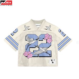 Nouveau maillot de football en mesh respirant avec nom et numéro personnalisés, uniforme sportif pour les matchs - Product Image 1