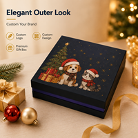 Calendrier de l'Avent personnalisé à 24 tiroirs, boîtes cadeaux rigides, impression intégrale personnalisée du logo, boîte d'emballage pour compte à rebours des fêtes, pour cosmétiques, chocolats