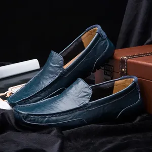 Zapatos de hombre 2026: Moda casual, calzado informal para hombre, mocasines formales para conducir, zapatos de cuero casuales para hombre. - Product Image 5
