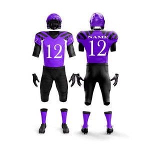 Uniformes de Fútbol Americano de Primera Calidad, 100% Poliéster, Transpirables, de Secado Rápido, Antibacterianos, de Media Manga, para Todas las Temporadas, para Hombre - Product Image 4