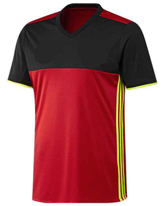 Maillot de football léger en mesh à manches courtes, imprimé, grande taille, logo d'équipe personnalisable, respirant, pour match et entraînement - Product Image 1