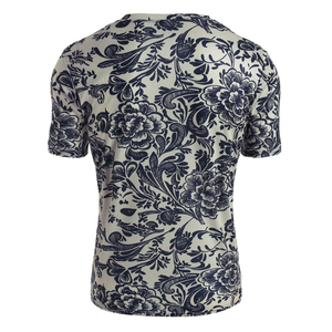 เสื้อยืดผู้ชายคุณภาพดี ลายพิมพ์แบบซับลิเมชั่น โพลีเอสเตอร์ 100% ออกแบบโลโก้ของคุณเอง เสื้อยืดซับลิเมชั่นสำหรับผู้ชาย พร้อมบริการ OEM - Product Image 3