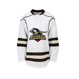 Jersey de Hockey sobre Hielo Personalizado, Sublimado, 100% Poliéster, Tela de 220g, Alta Calidad, Antibacteriano, Cuello en V, Ropa Deportiva - Product Image 4