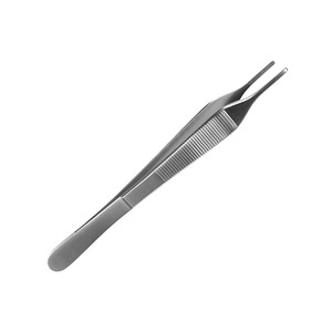 Pince à tissus Adson 1x2 dents de haute qualité, 12 cm, en acier inoxydable, pince chirurgicale à pouce pour dissection, instruments Adson - Product Image 6