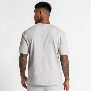 Conjunto de 2 Piezas para Hombre, Camiseta y Pantalones Cortos, Estilo Casual de Verano para Uso Diario, Traje de Algodón Transpirable para Estilo Hip Hop Urbano - Product Image 3